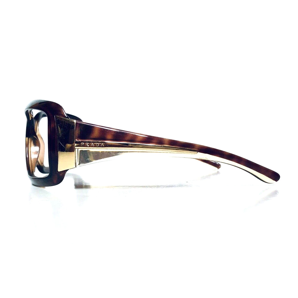 Prada Tortoise Rectangular Wrap Glasses - image 3